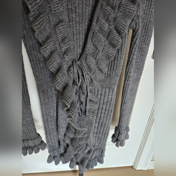 Elisabetta Collection Sweater sz Lg Gray - Picture 2 of 5